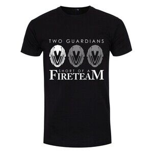 Two Guardians Unisex Superhero Movie Graphic Black Fan T-Shirt